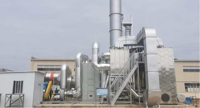 Zeolite rotor +RTO exhaust gas treatment Concentration oxidation technology